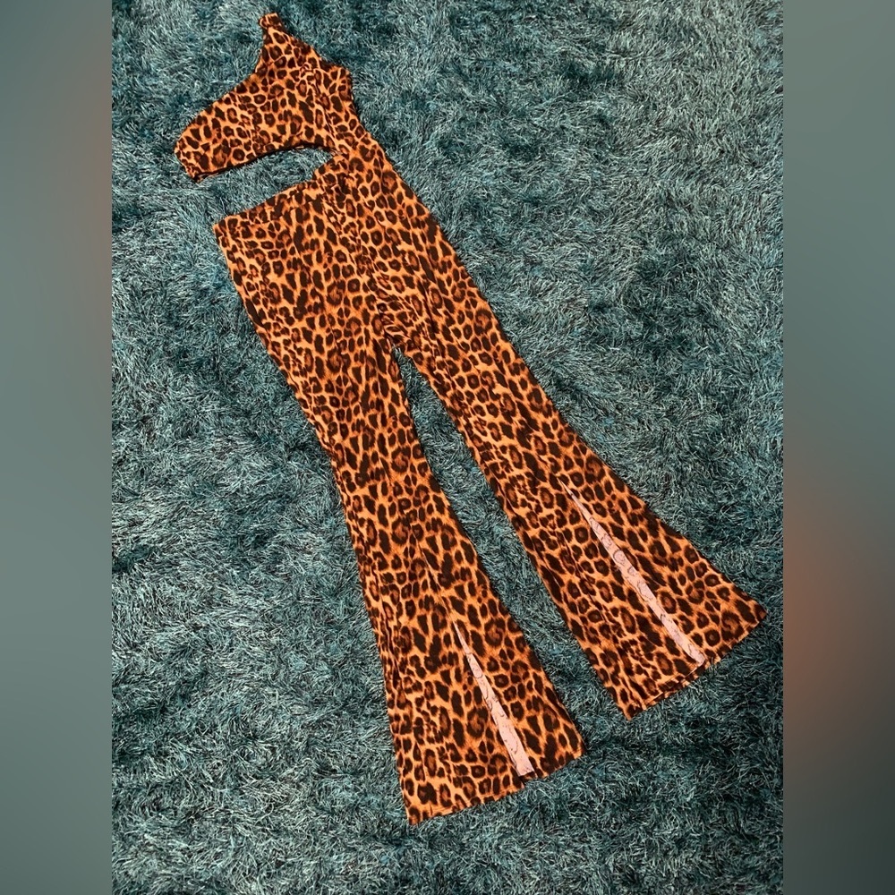 Leopard Print Jumpsuit